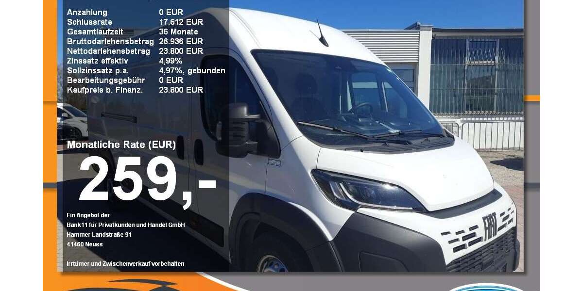 Fiat Ducato 31.817 km 23.680 &euro; Neustadt a. d. Donau 93333