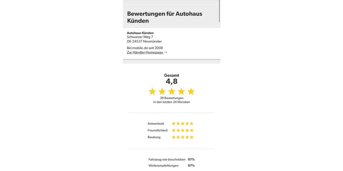 Audi A5 156.285 km 21.980 &euro; Neumünster 24537