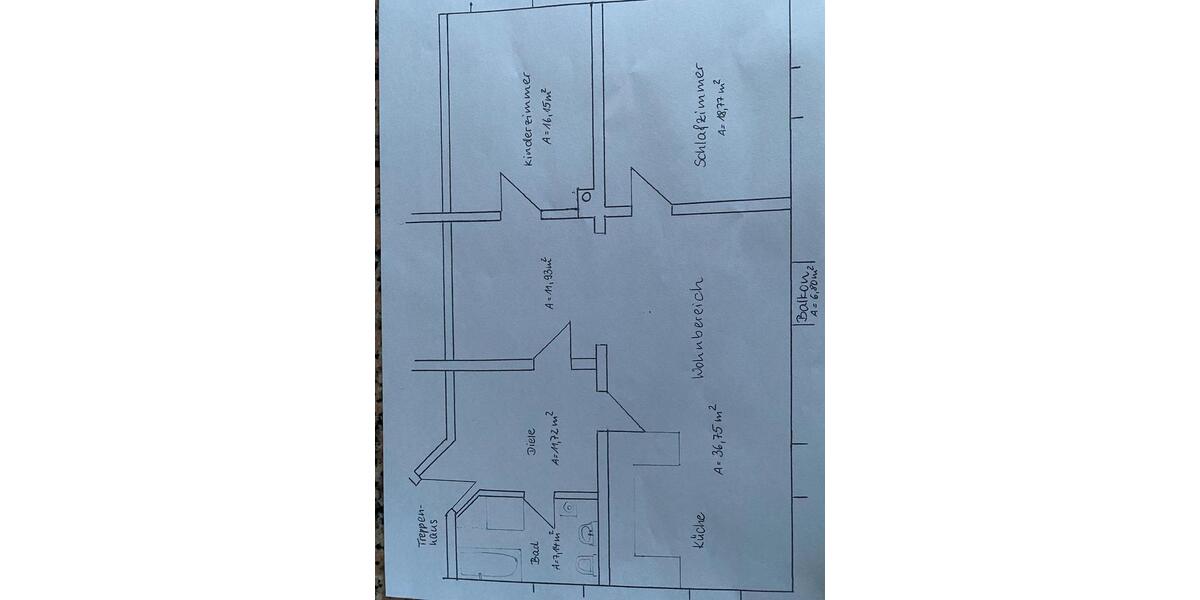 Etagenwohnung Pulsnitz - 3 Zimmer, 106 m&sup2;, 740&euro; | Angebot:25394922