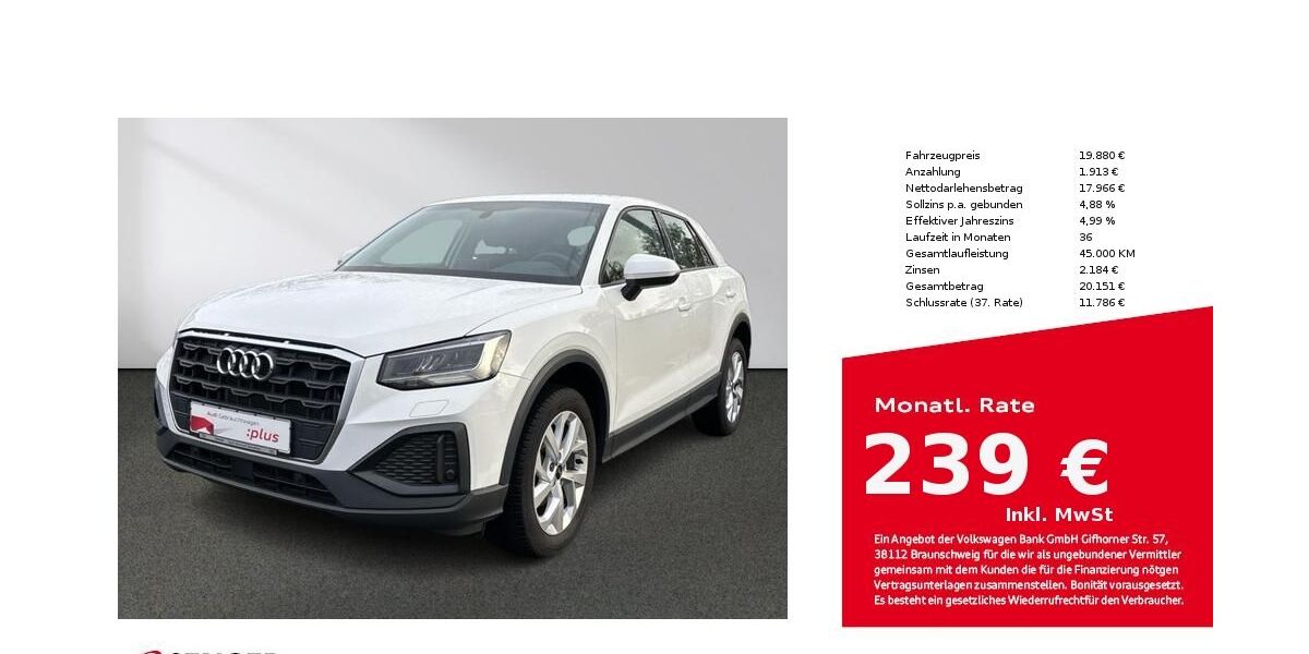 Audi Q2 40.984 km 19.880 &euro; Bielefeld 33609
