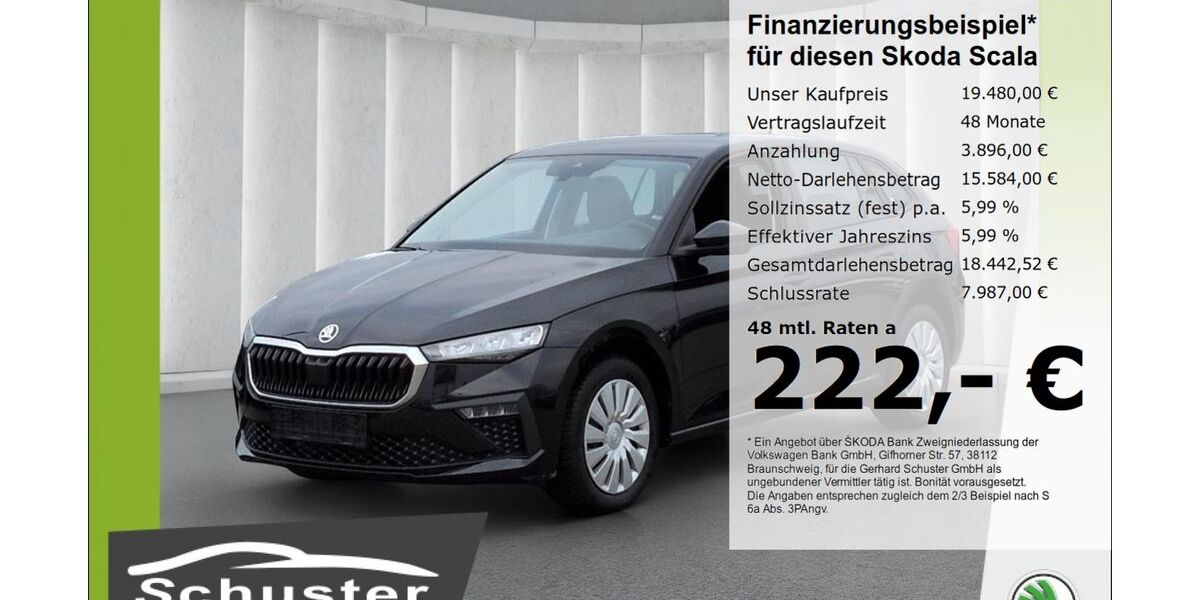 Skoda Scala 19.480 km 19.480 &euro; Ruhstorf 94099
