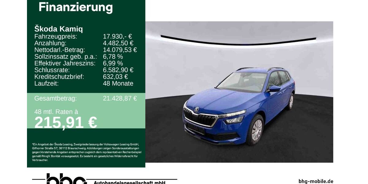 Skoda Kamiq 14.292 km 17.930 &euro; Freudenstadt 72250