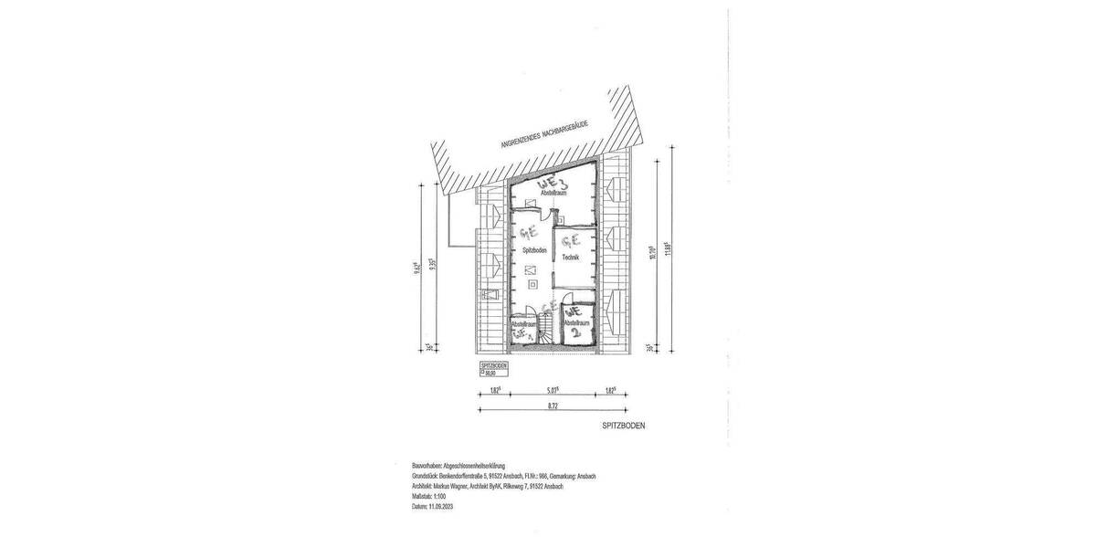 Etagenwohnung Ansbach - 3 Zimmer, 65 m&sup2;, 169.000&euro; | Angebot:25733890