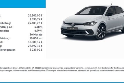 VW Polo 17.000 km 26.500 &euro; Mühlhausen/Thüringen 99974