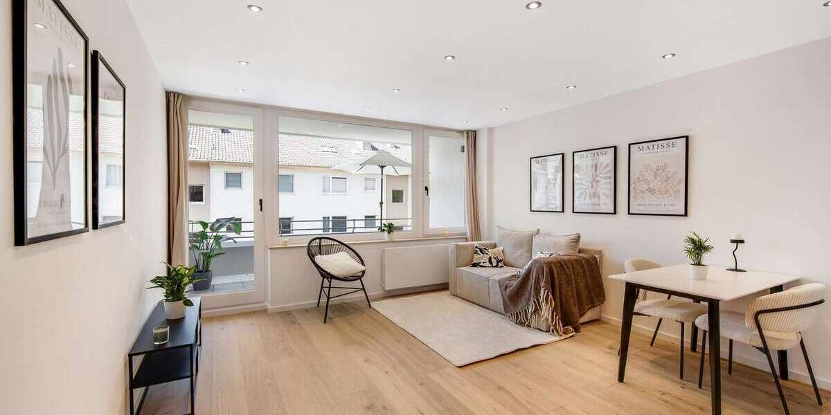 Etagenwohnung Bonn Kessenich - 2 Zimmer, 50 m&sup2;, 319.000&euro; | Angebot:27069154