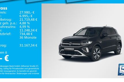 VW T-Cross 4.080 km 27.980 &euro; München 80935