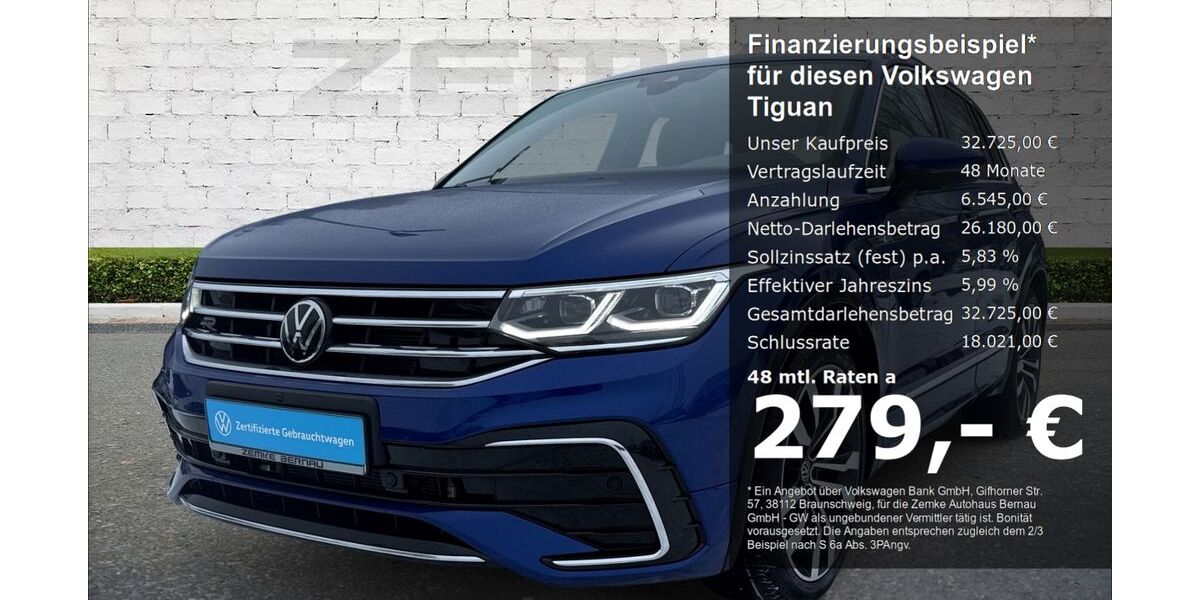 VW Tiguan 60.376 km 32.725 &euro; Bernau 16321