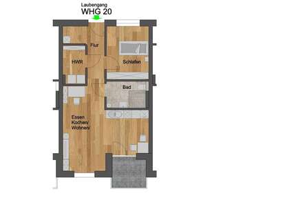 Wohnung Külsheim - 2 Zimmer, 60 m&sup2;, 700&euro; | Angebot:16114764