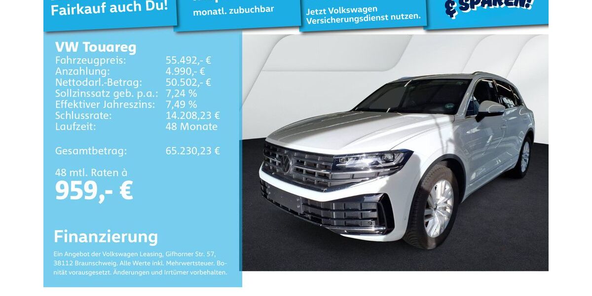 VW Touareg 25.668 km 52.499 &euro; Mannheim 68309