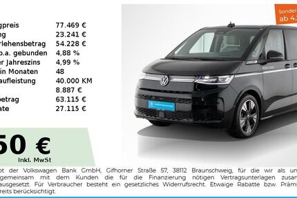 VW T7 Multivan 1.250 km 77.469 &euro; Nürnberg 90441