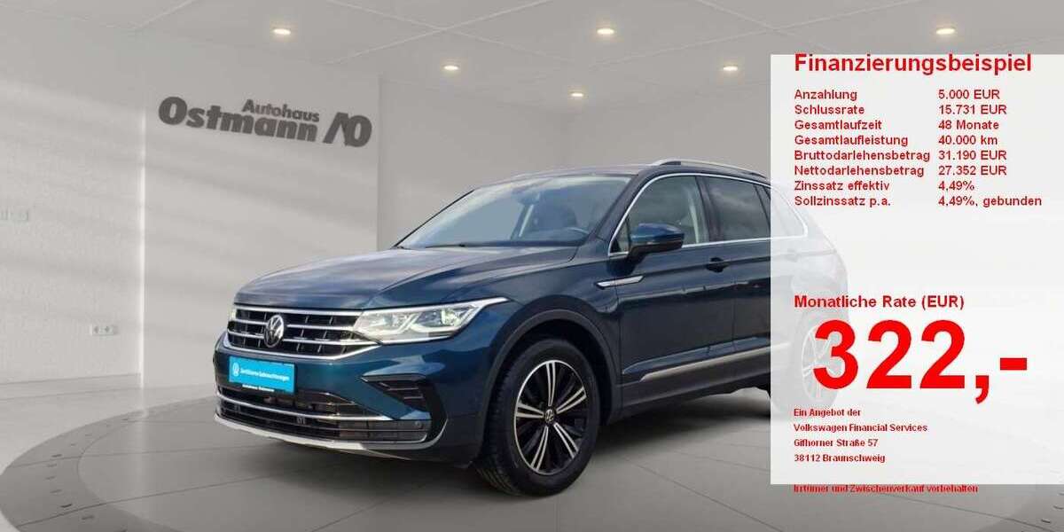 VW Tiguan 25.120 km 29.448 &euro; Hofgeismar 34369