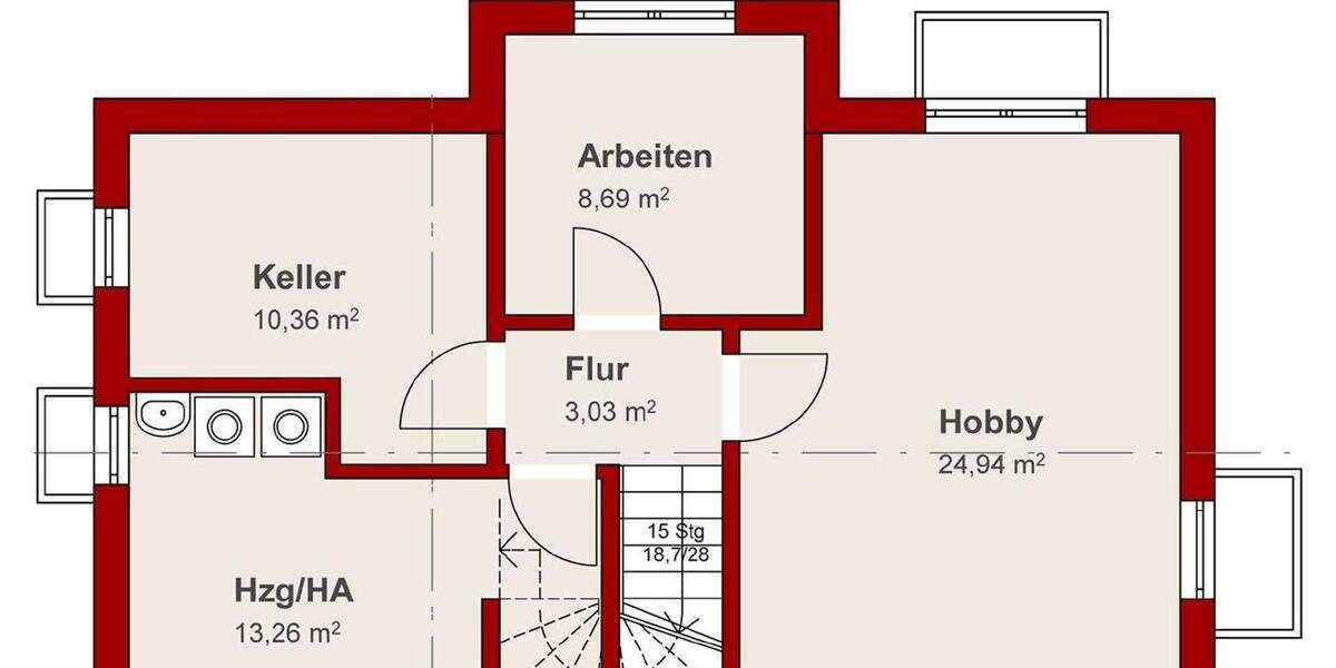 Doppelhaushälfte München Trudering-Riem - 5 Zimmer, 172 m&sup2;, 3.850&euro; | Angebot:25423408