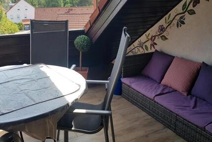 Zentrumsnahe Maisonette Wohnung zu vermieten *Terrasse* Haßfurt zimmer