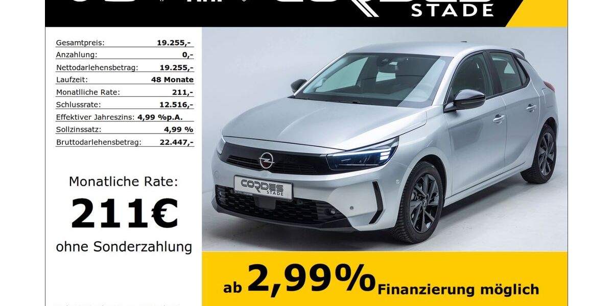 Opel Corsa 18.305 km 19.255 &euro; Stade 21680