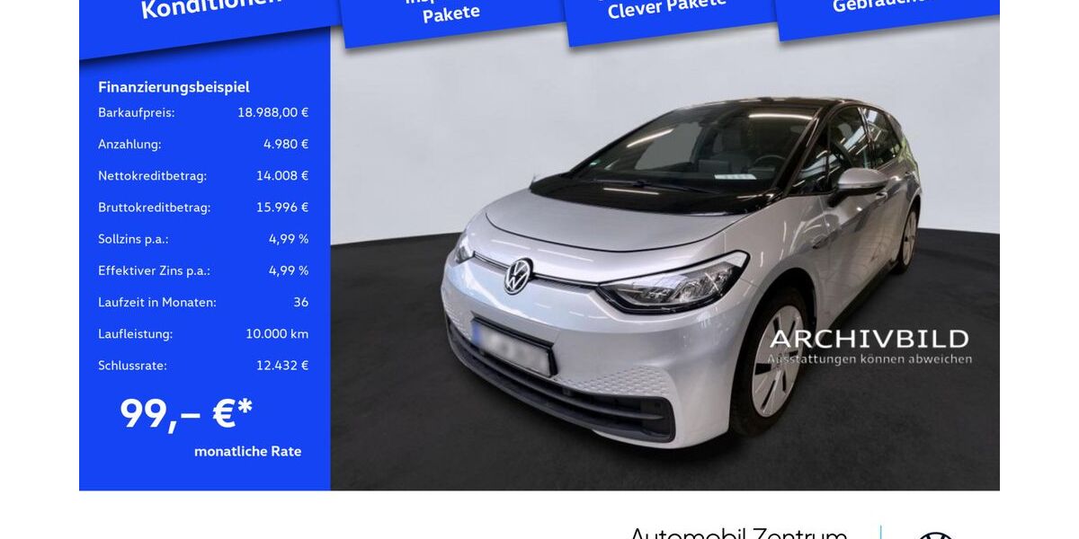 VW ID.3 49.152 km 18.988 &euro; Leverkusen 51379