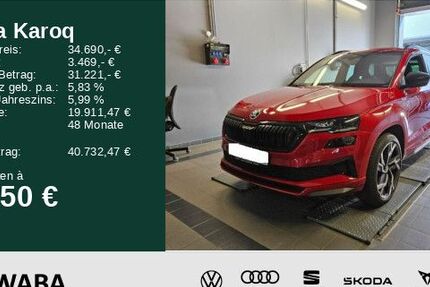 Skoda Karoq 47.300 km 33.790 € Gersthofen 86368