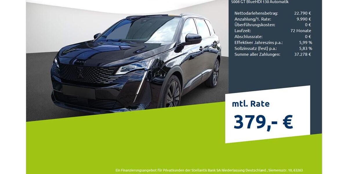 Peugeot 5008 46.888 km 29.780 € Borken 46325