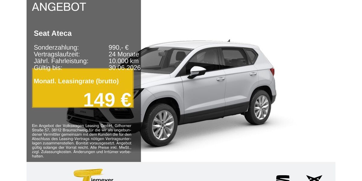Seat Ateca 25.889 km 25.990 &euro; Hemer 58675