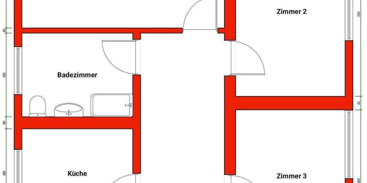 Zimmer Johanngeorgenstadt - 3 Zimmer, 65 m&sup2;, 360&euro; | Angebot:26389545