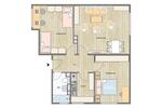 Etagenwohnung Bamberg Gereuth - 3 Zimmer, 80 m&sup2;, 239.000&euro; | Angebot:26857164