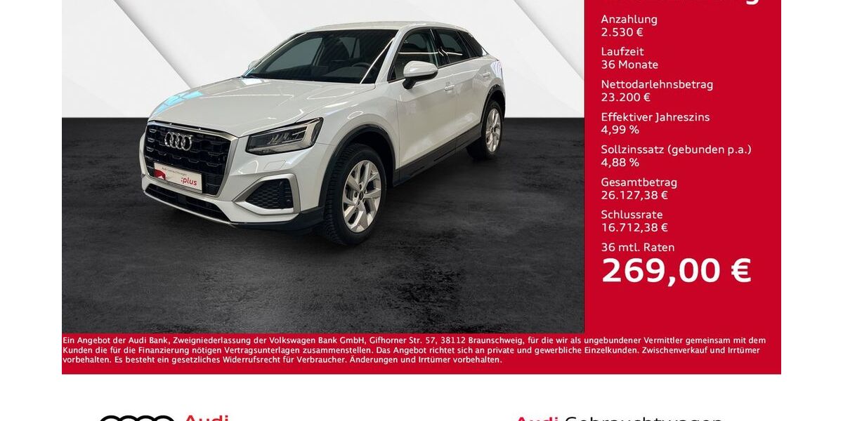 Audi Q2 29.000 km 25.730 &euro; Giessen 35394
