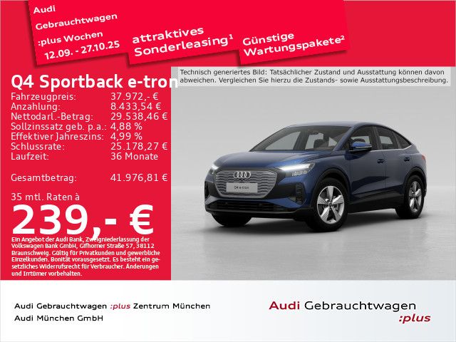 Audi Q4 e-tron 20.189 km 37.053 € Eching 85386