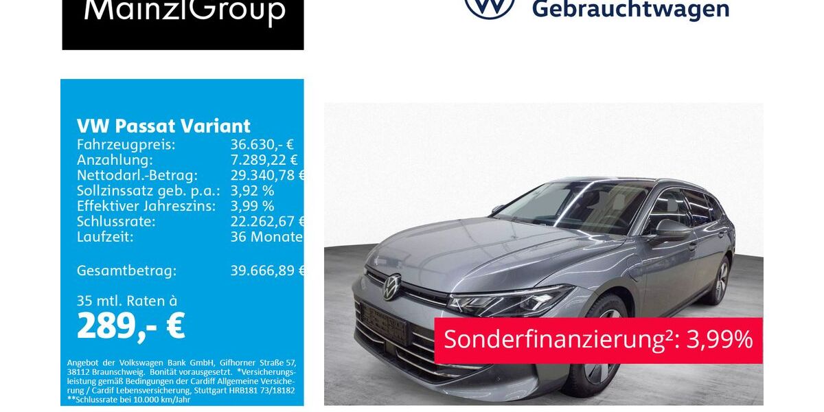 VW Passat Variant 25.800 km 36.630 &euro; Feldkirchen/Westerham 83620