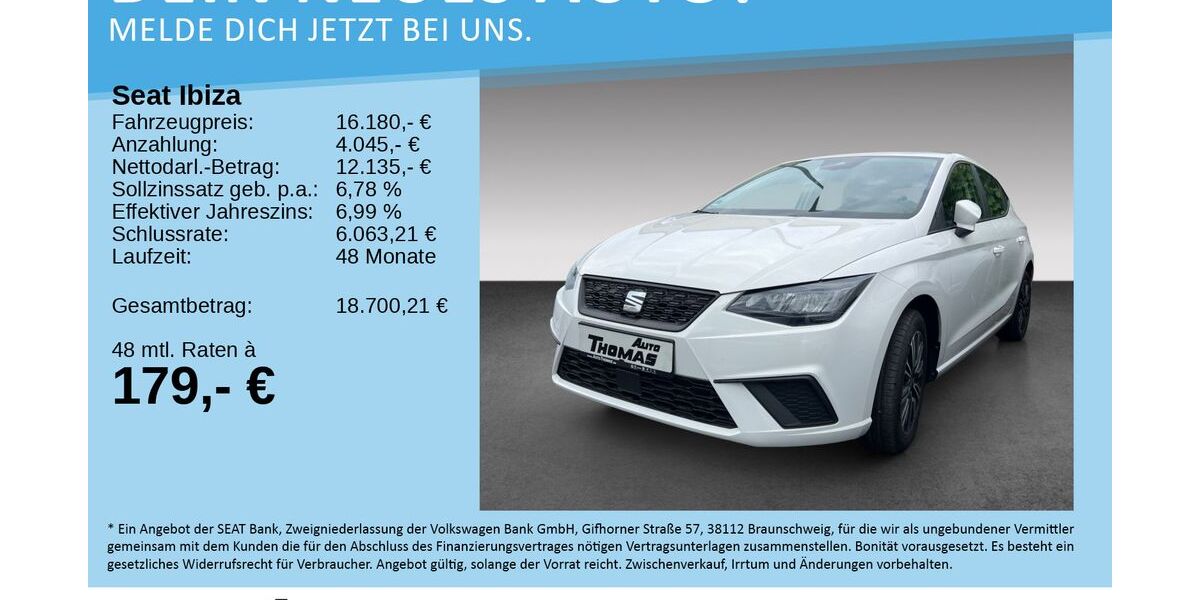 Seat Ibiza 17.478 km 16.180 &euro; Hennef 53773