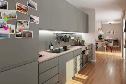 Großzügige Wohnung mit Süd-Balkon und Keller 4 zimmer