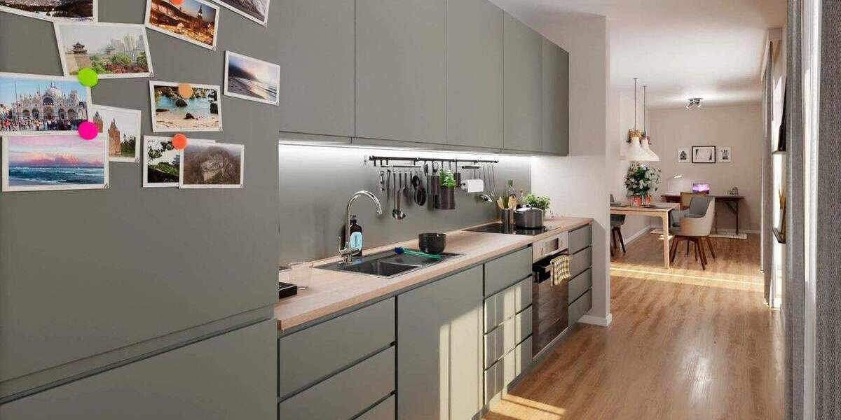 Großzügige Wohnung mit Süd-Balkon und Keller 4 zimmer