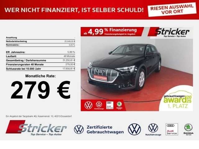 Audi e-tron 30.848 km 24.949 &euro; Detmold 32760