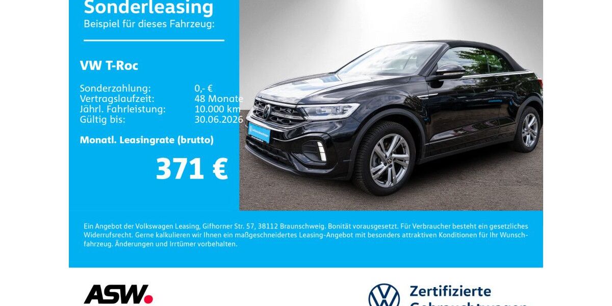 VW T-Roc 37.400 km 27.860 &euro; Neckarsulm 74172