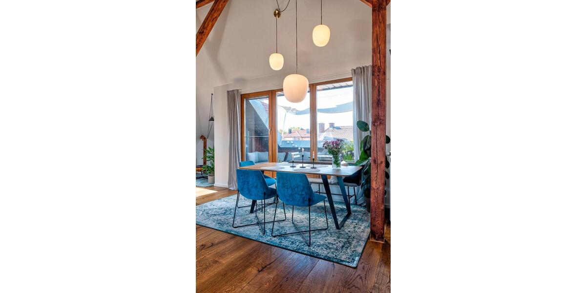 Dachgeschoßwohnung Augsburg Innenstadt - 3 Zimmer, 107 m&sup2;, 449.000&euro; | Angebot:25994591