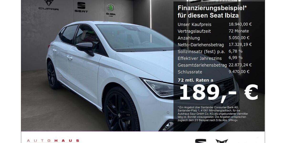Seat Ibiza 24.150 km 18.940 &euro; Ulm 89077