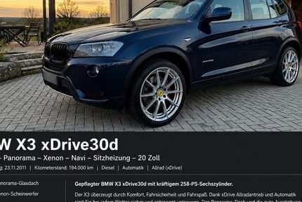 BMW X3 194.100 km 12.590 &euro; Billingshausen 97834