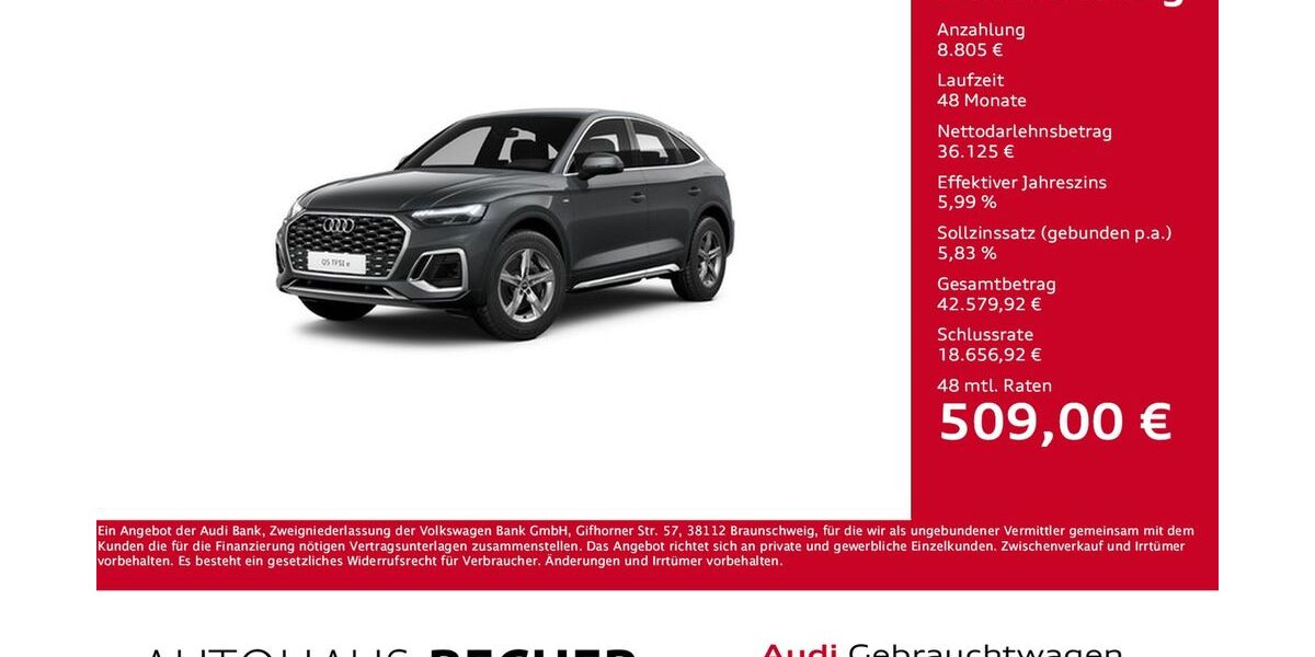 Audi Q5 57.119 km 44.930 € Wesel 46485
