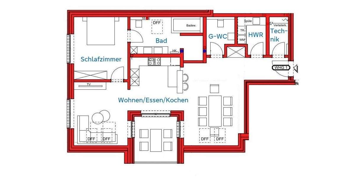 Etagenwohnung Werlte - 2 Zimmer, 111 m&sup2;, 390.000&euro; | Angebot:25674349