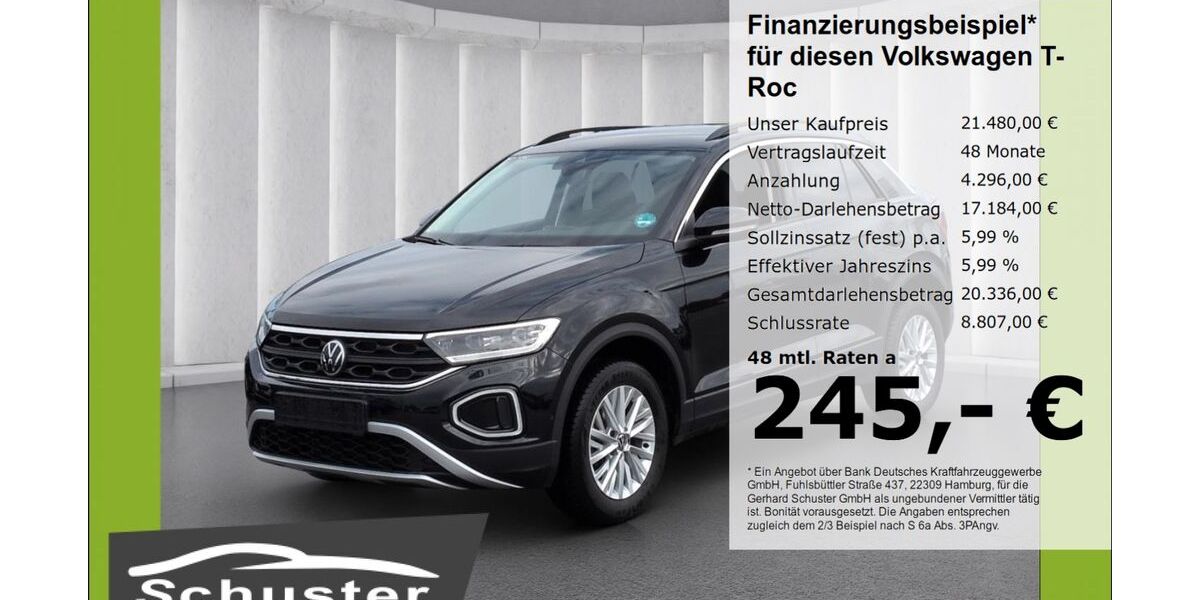 VW T-Roc 22.046 km 21.179 &euro; Ruhstorf 94099