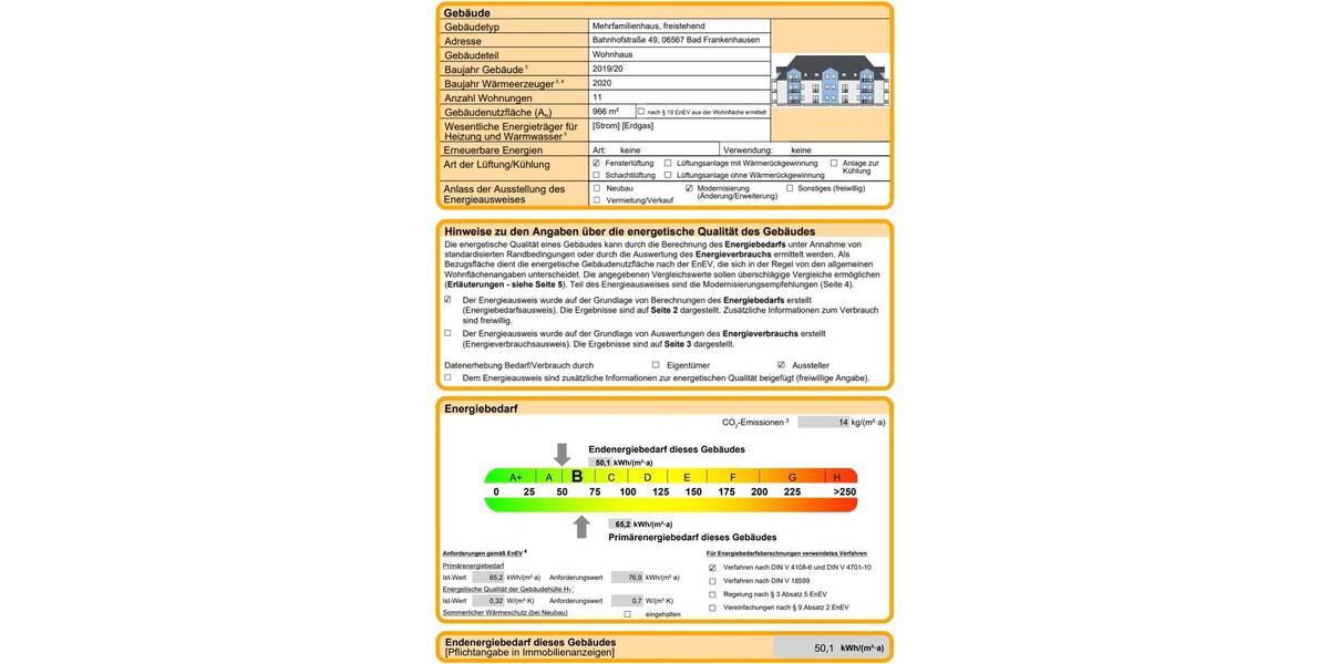 Barrierefreie 2-Raum-Wohnung mit Balkon und Stellplatz 2 zimmer
