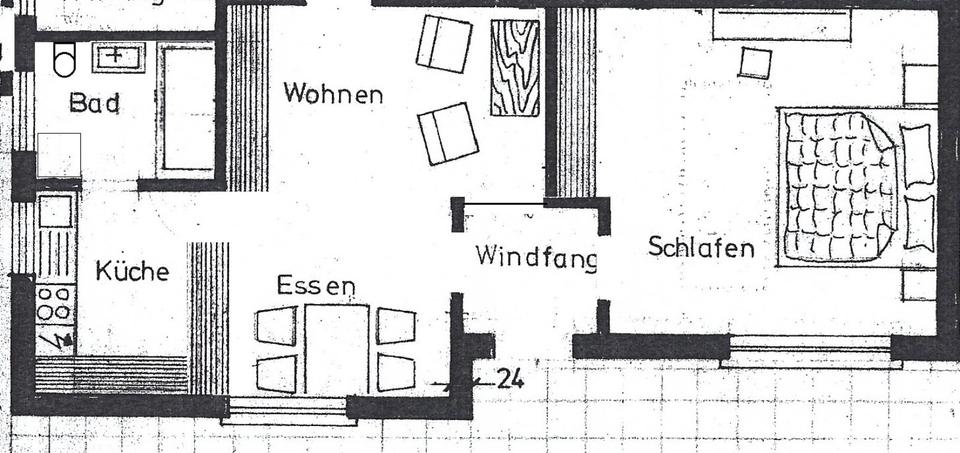 Erdgeschoßwohnung Spaichingen - 2 Zimmer, 57 m&sup2;, 580&euro; | Angebot:25367743