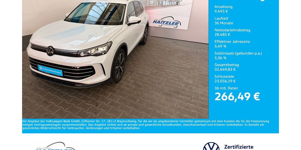 VW Tiguan 24.280 km 37.980 &euro; Gernsbach 76593