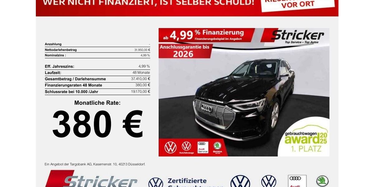 Audi e-tron 27.157 km 31.949 &euro; Horn-Bad Meinberg 32805