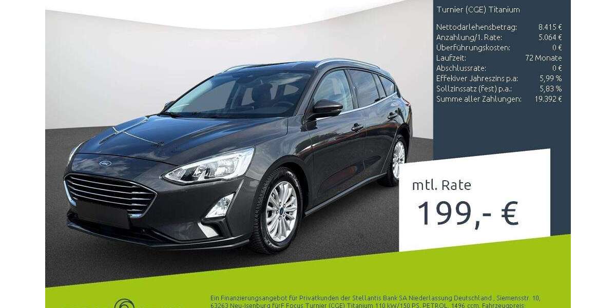Ford Focus 86.973 km 12.880 &euro; Borken 46325