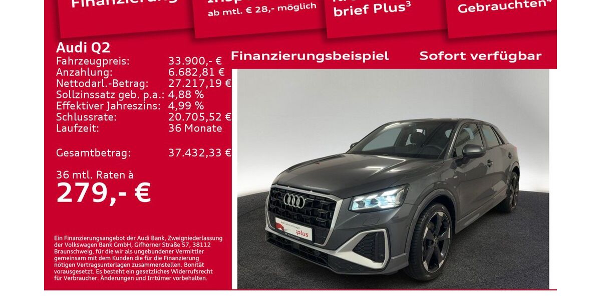 Audi Q2 3.500 km 33.900 &euro; Berlin 12489