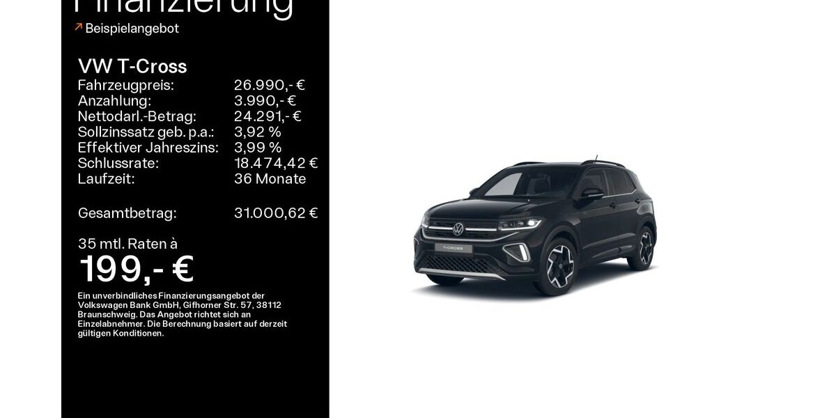 VW T-Cross 15.112 km 26.990 &euro; Haßfurt 97437