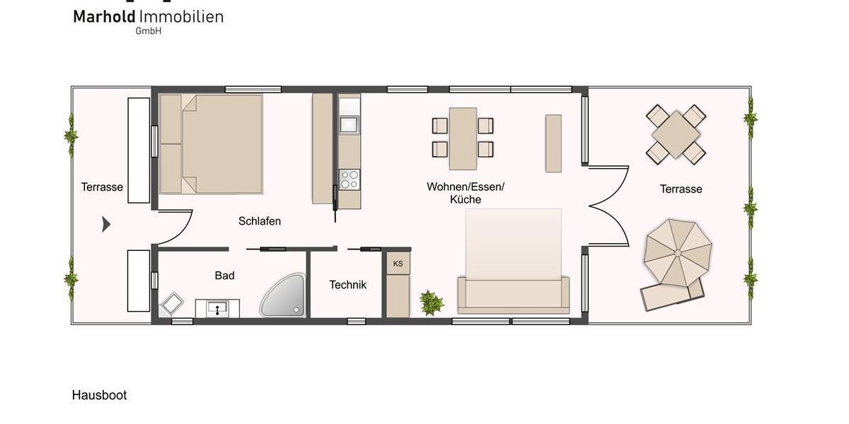 Ein Zuhause, auf dem Wasser oder im Hafen, exklusives Hausboot Neubau 2023 - Ferienhaus Jabel b Waren | Angebot:27142509