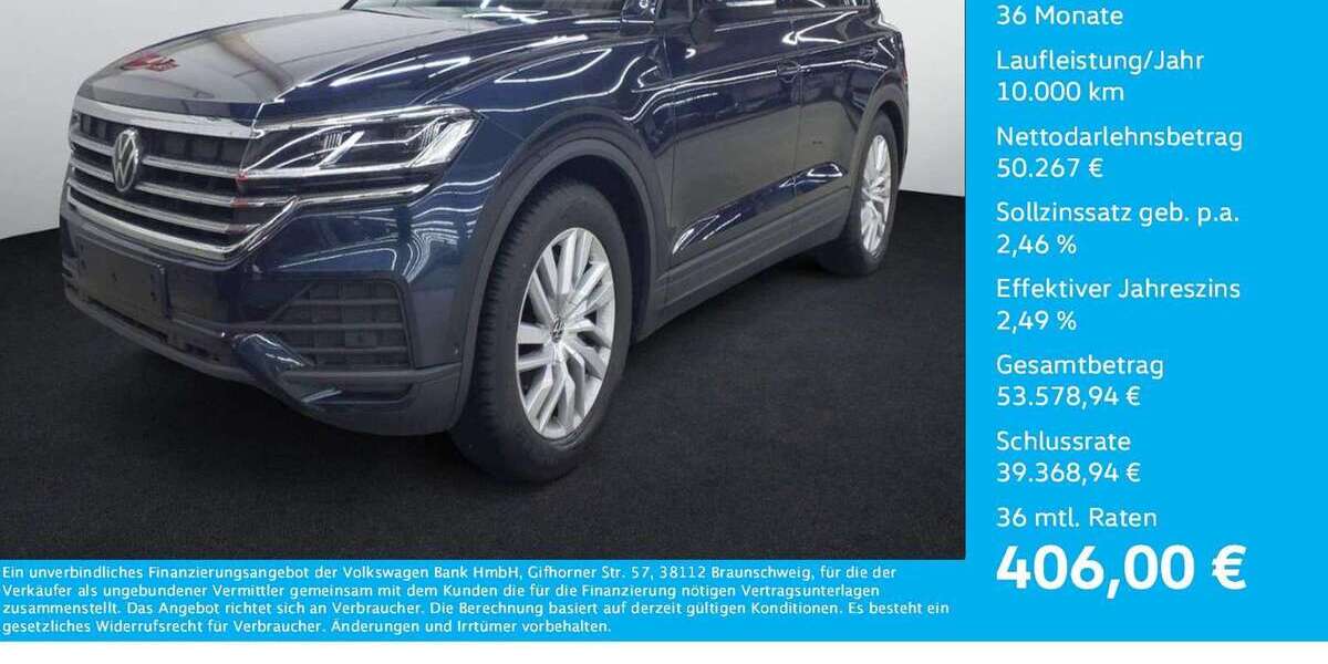 VW Touareg 22.295 km 54.630 &euro; Versmold 33775
