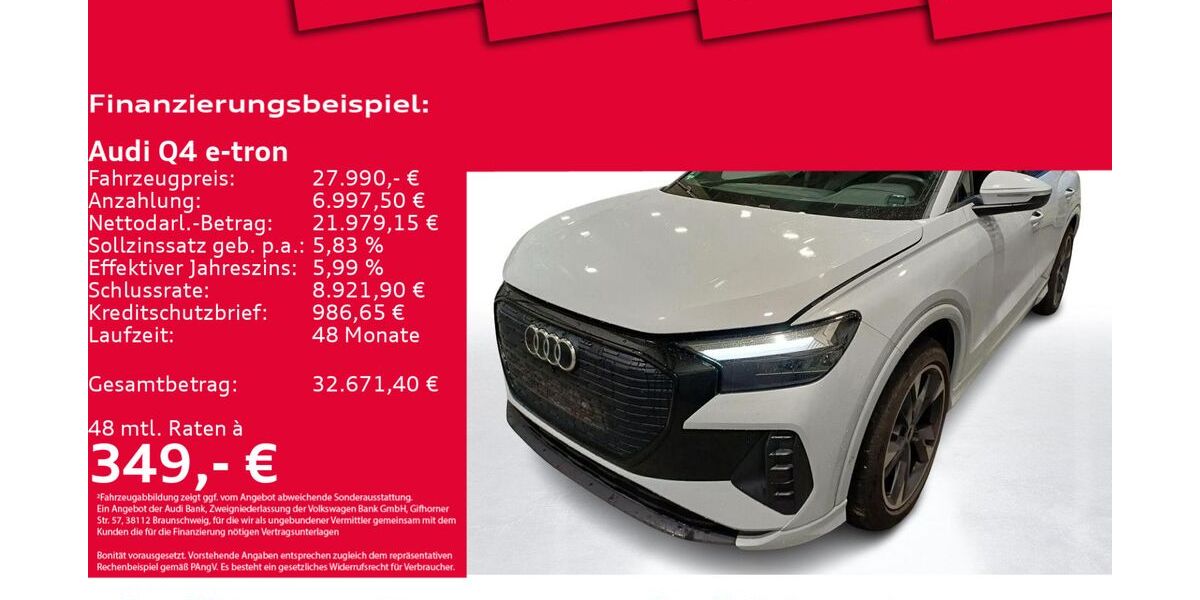Audi Q4 e-tron 58.857 km 27.990 &euro; Hannover 30179