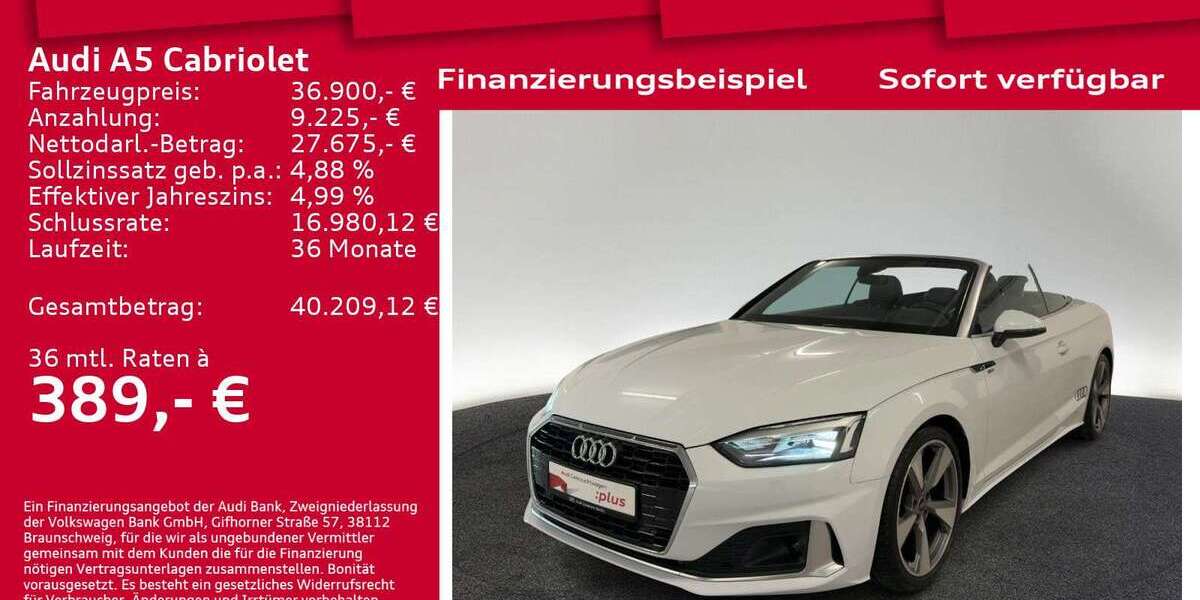 Audi A5 48.350 km 36.900 &euro; Berlin 12489