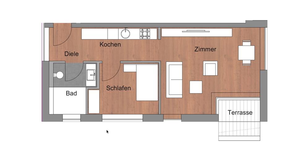 Etagenwohnung Nettersheim - 2 Zimmer, 55 m&sup2;, 688&euro; | Angebot:26297067